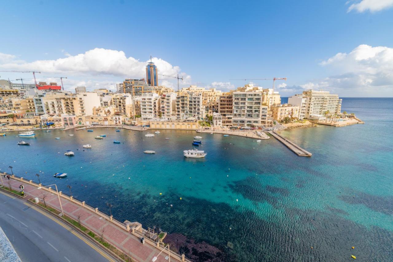 Amazing Views Of Spinola Bay In Heart Of Stjulians-Hosted By Sweetstay Saint Julian's Eksteriør bilde